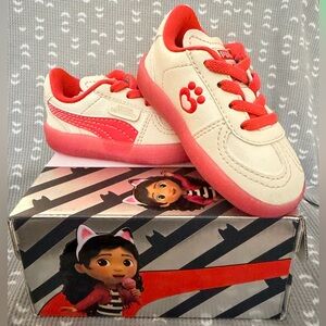 PUMA x Gabby's Dollhouse RS-X Shoes Snow-Tart and Cherry-Dust 4C
